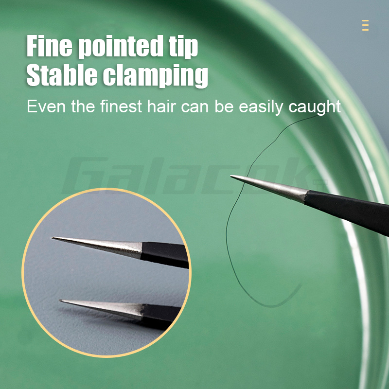 6pcs Precision Long Tweezers S - Electronics Repair Tool Kit review and price